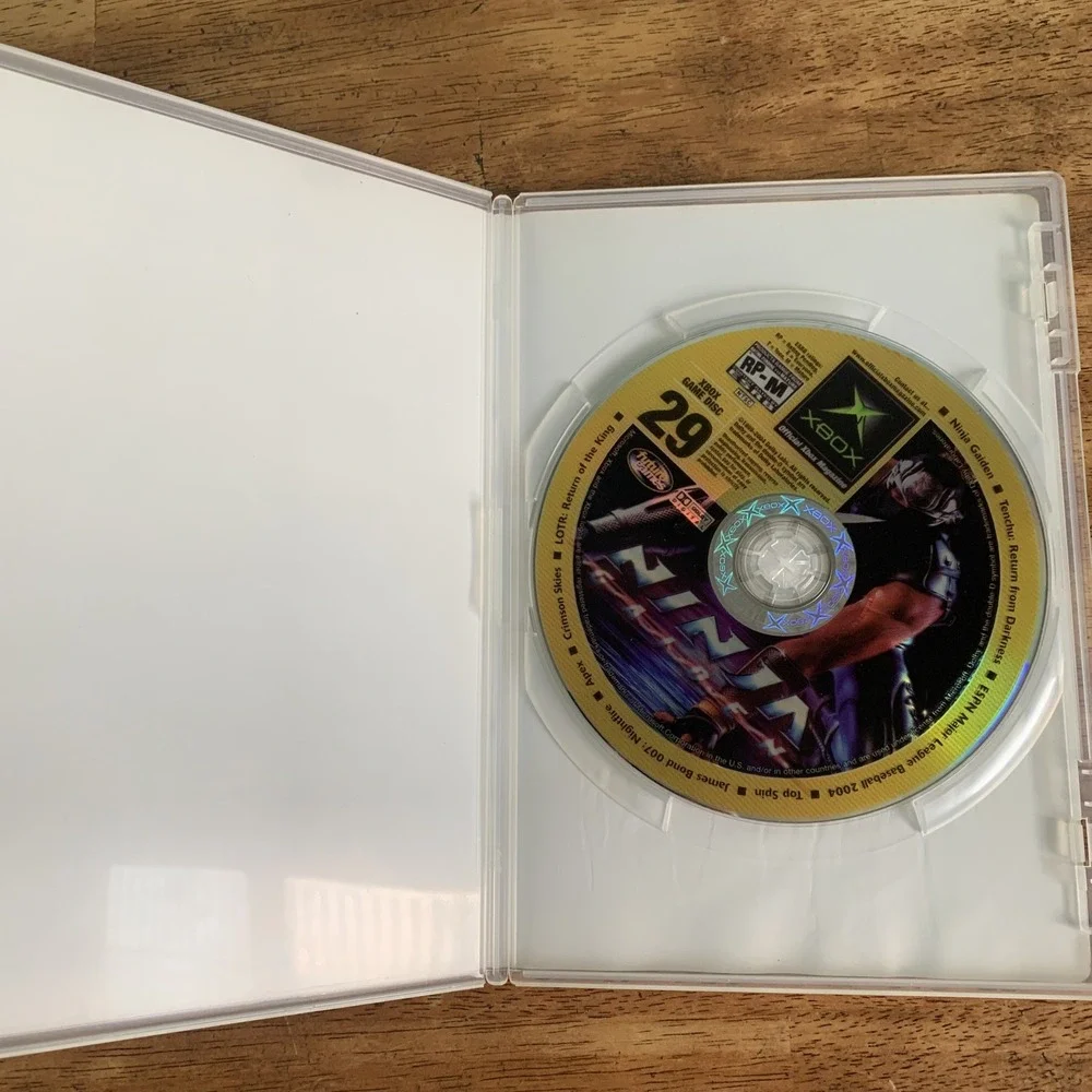 Original Xbox Magazine Demo Discs Lot of 4 Good Condition Riddick Ninja Gaiden